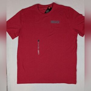 Under Armour Athletic Loose Fitting Crimson Tee Men's XL